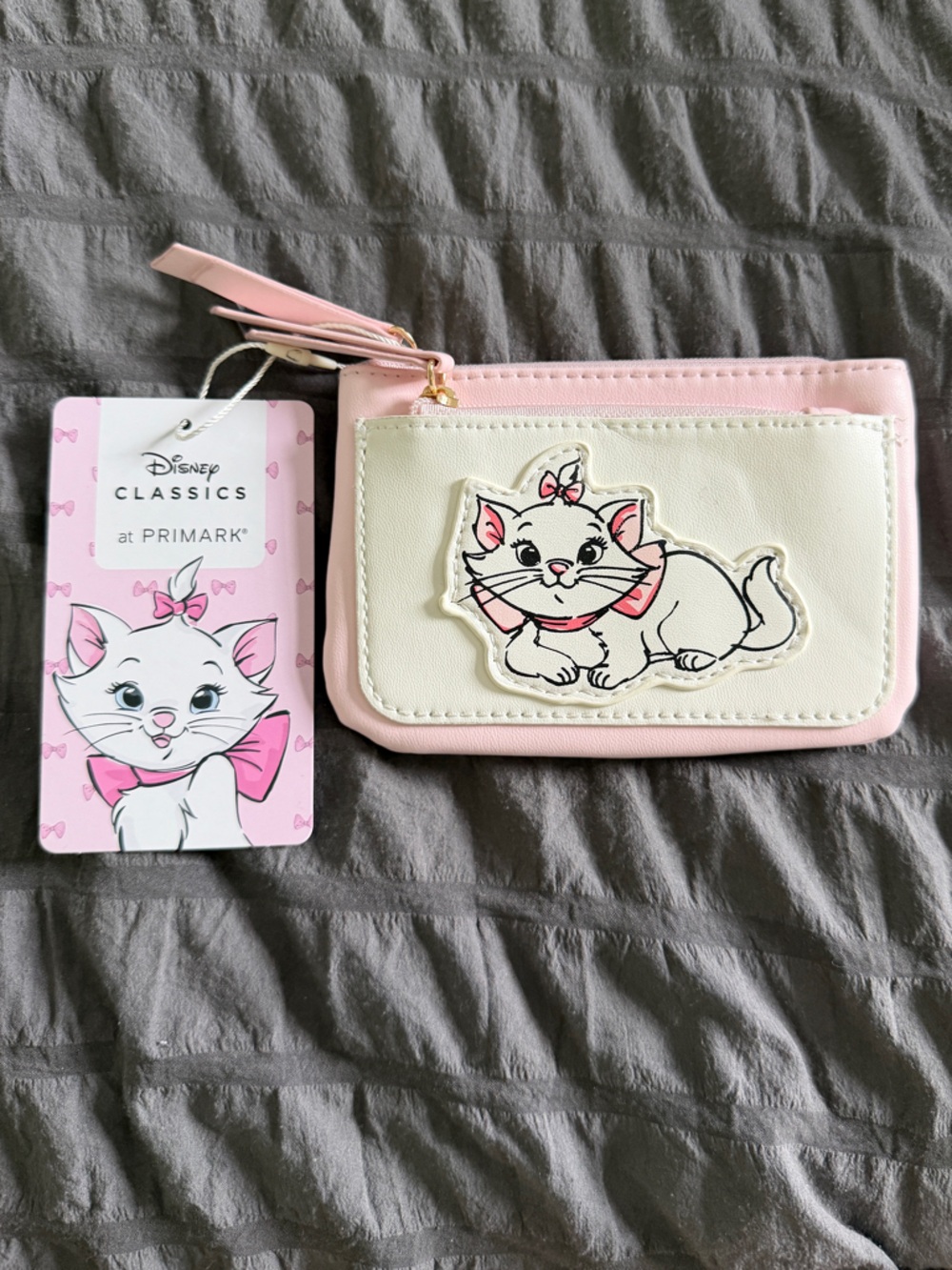 Disney Pink and White Primark Marie Cat Coin Purse